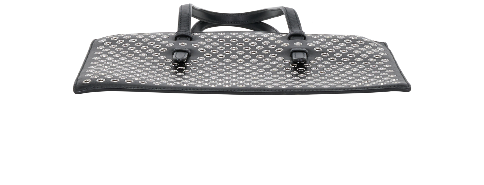 Small Mina Tote, &pound;650, Handbags, Black, Leather, Top view